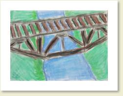 (4/6): Most kolejowy<br>Anna z klasy II B Gimnazjum